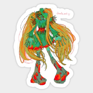 Venus fly trap Sticker